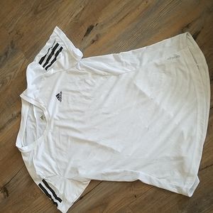Adidas Own the Run Tee in White